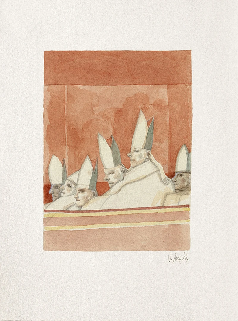 A group of men wearing white robes

AI-generated content may be incorrect.